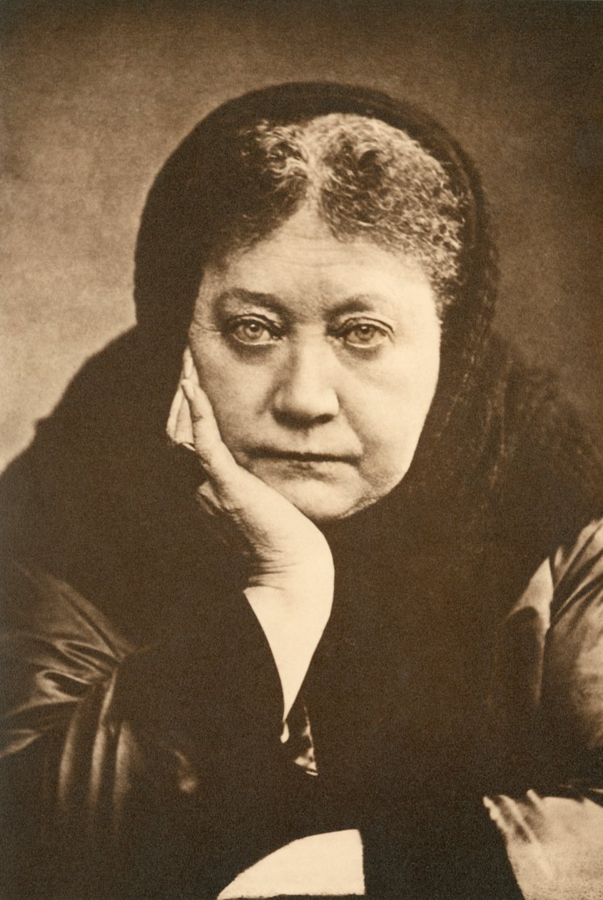 Retrato de Helena Blavatsky, c.1880 de Unknown