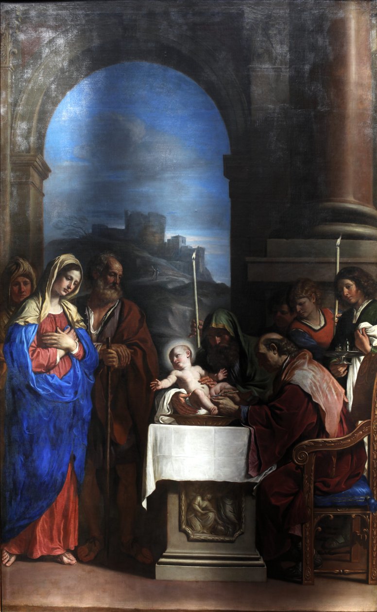 A circuncisão de Cristo de Guercino