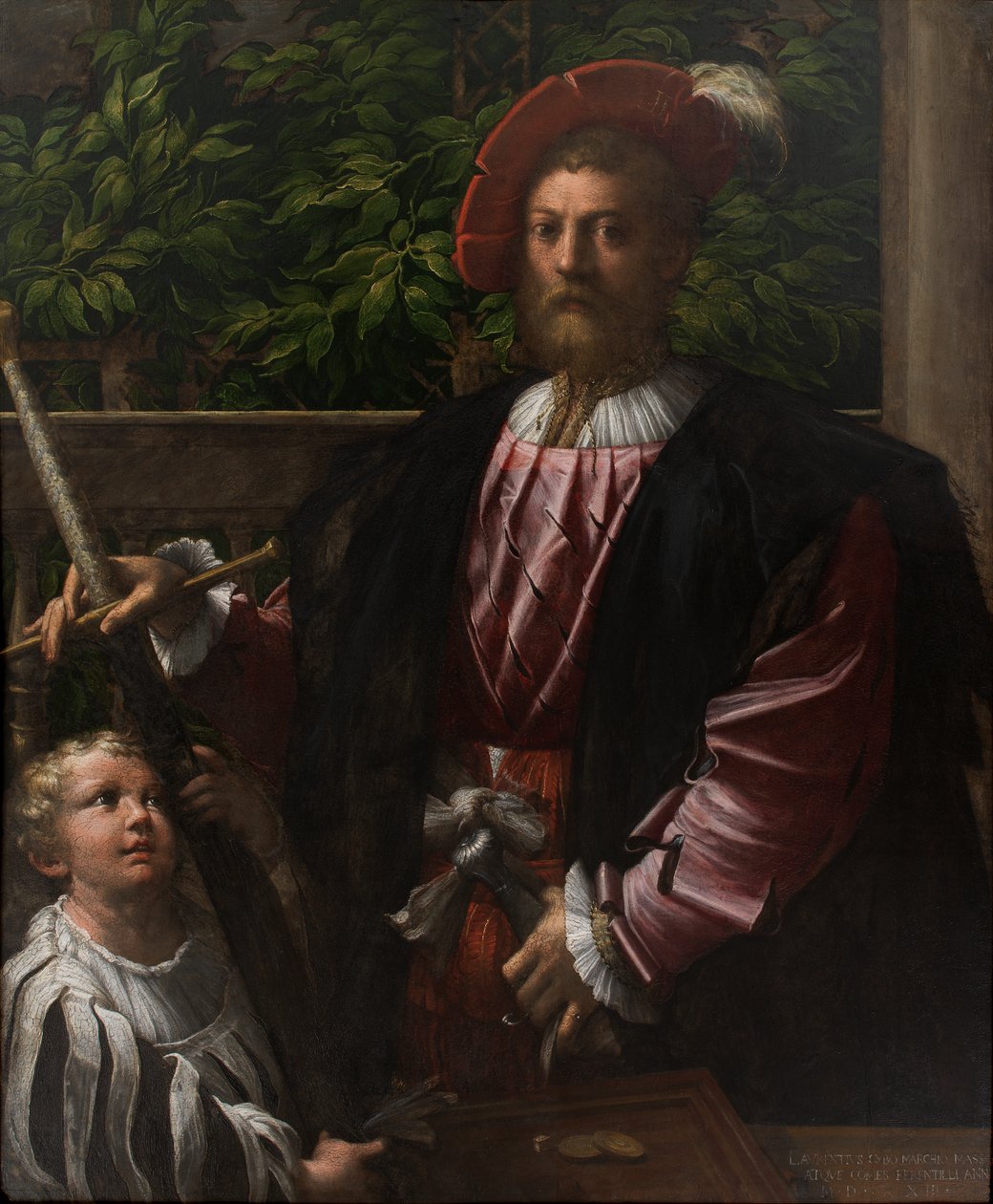 Retrato de Lorenzo Cybo de Parmigianino