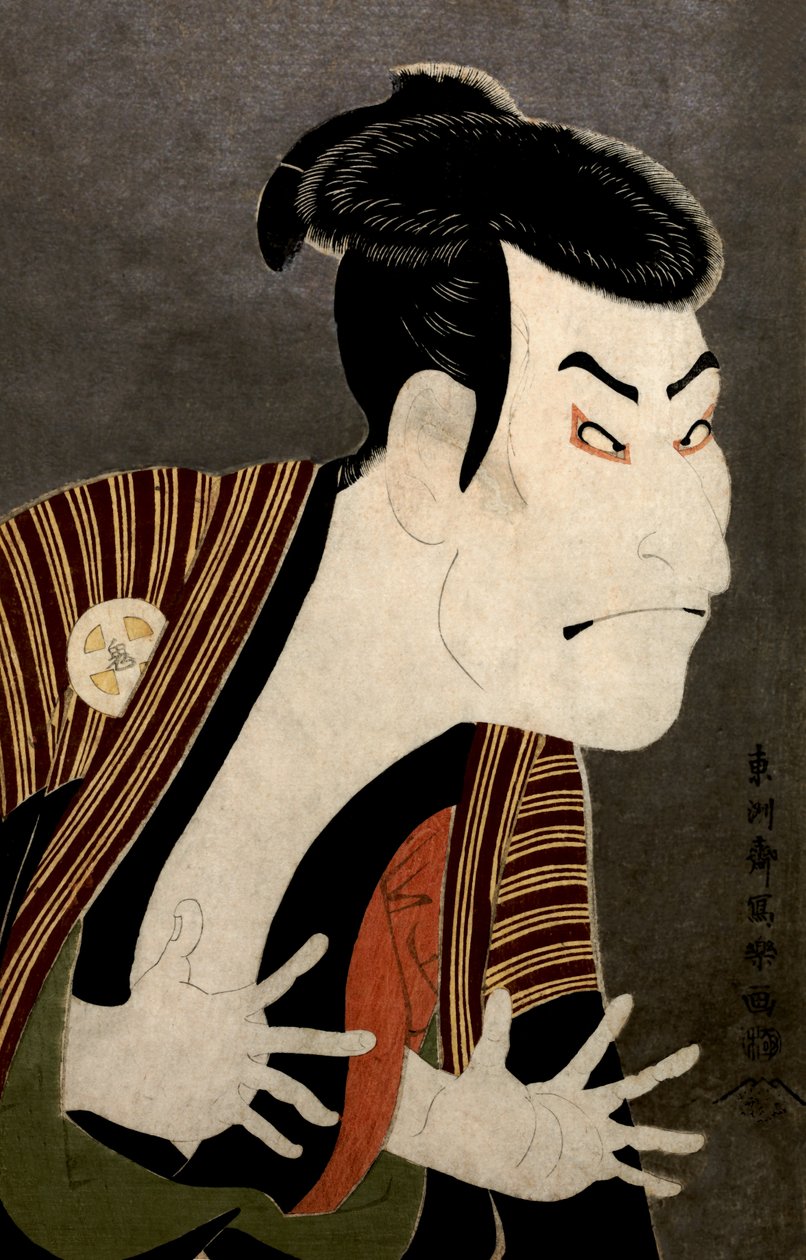 O ator Otani Oniji II como Yakko Edobei de Toshusai Sharaku