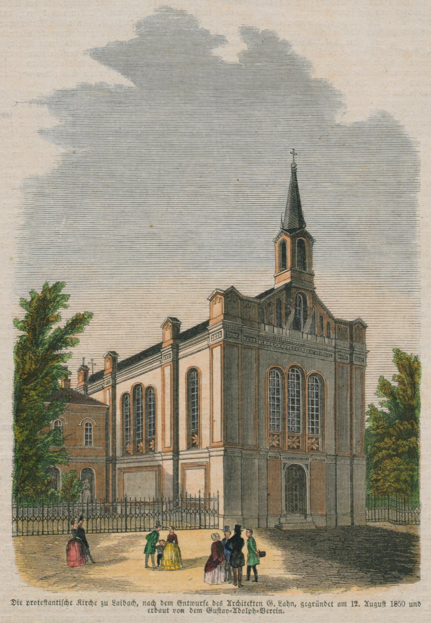 Igreja Primož Trubar e Liubliana de Unknown