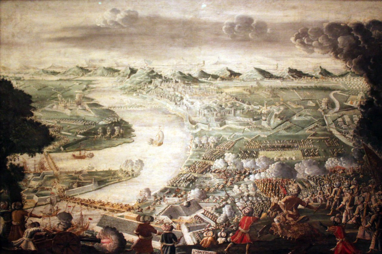 A tomada de Buda, 1686 de Unknown