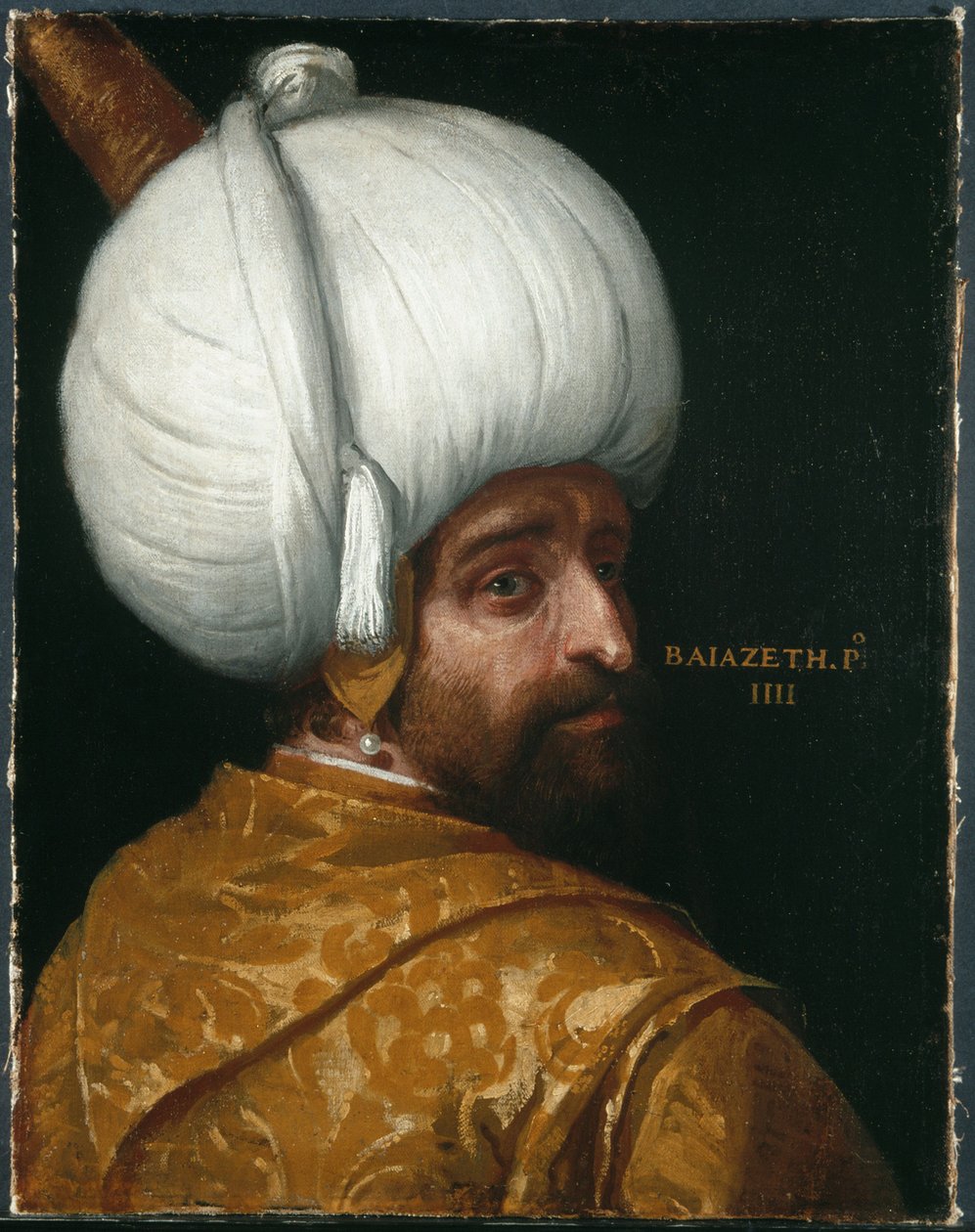 Bayezid I (óleo sobre tela) de Veronese