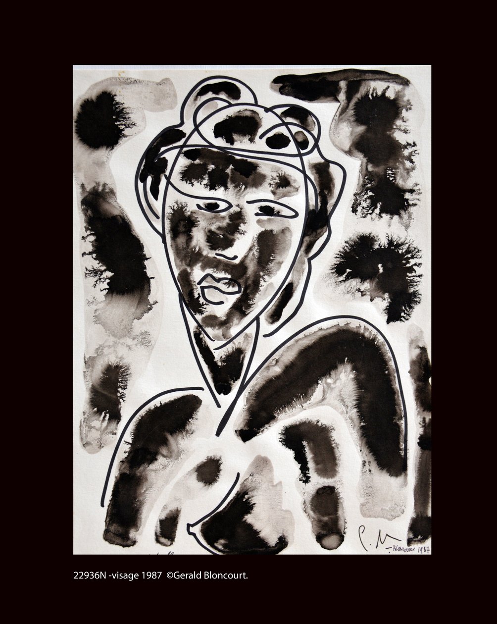 22936N -visage 1987 de Unknown