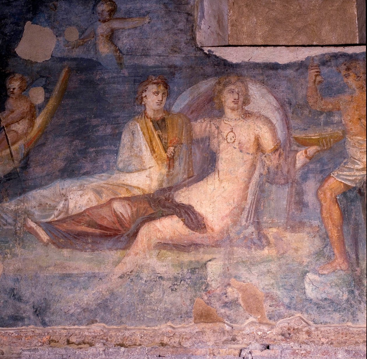 Detalhe, de, um, fresco de Unknown