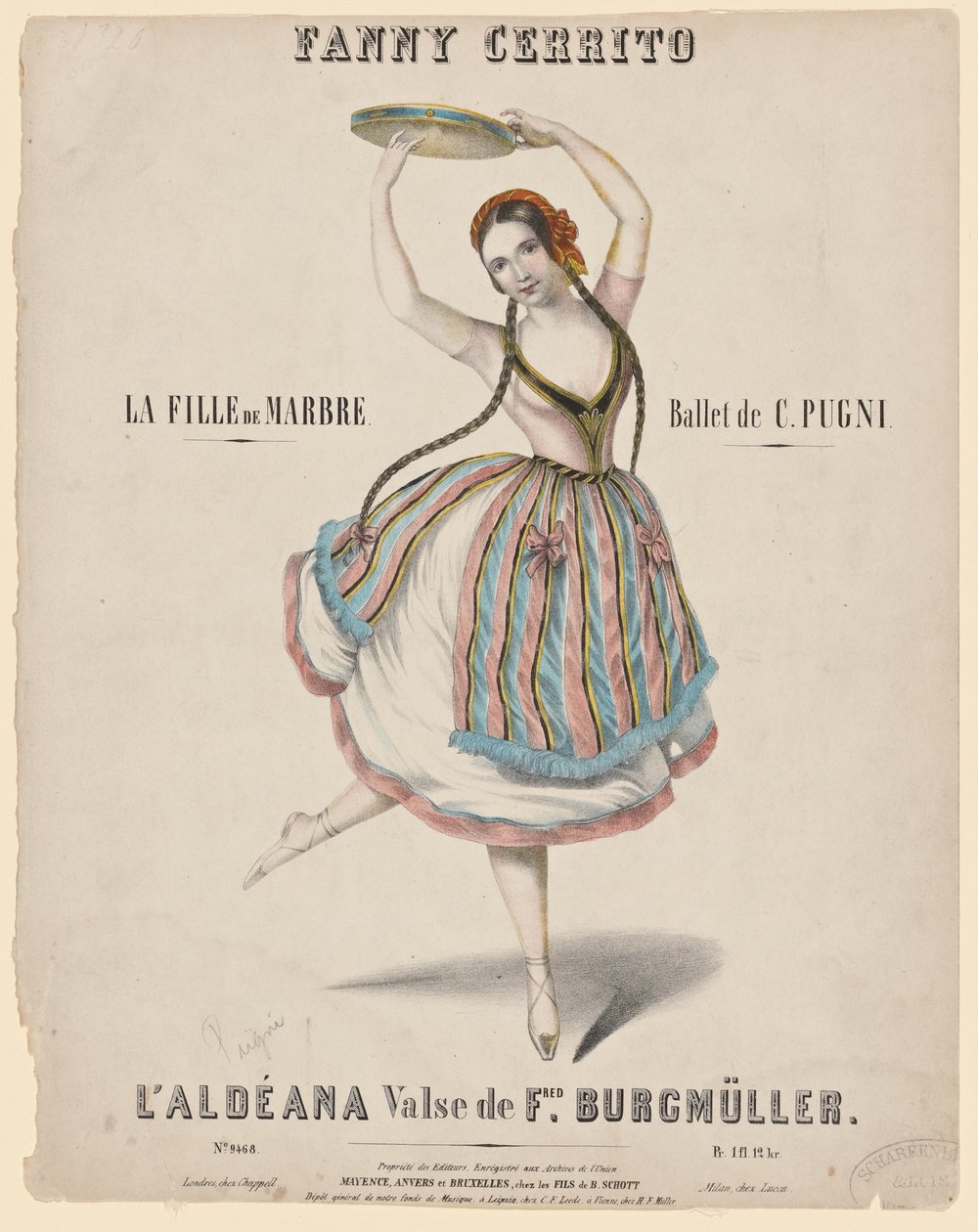 Fanny Cerrito, 1840 de Unknown