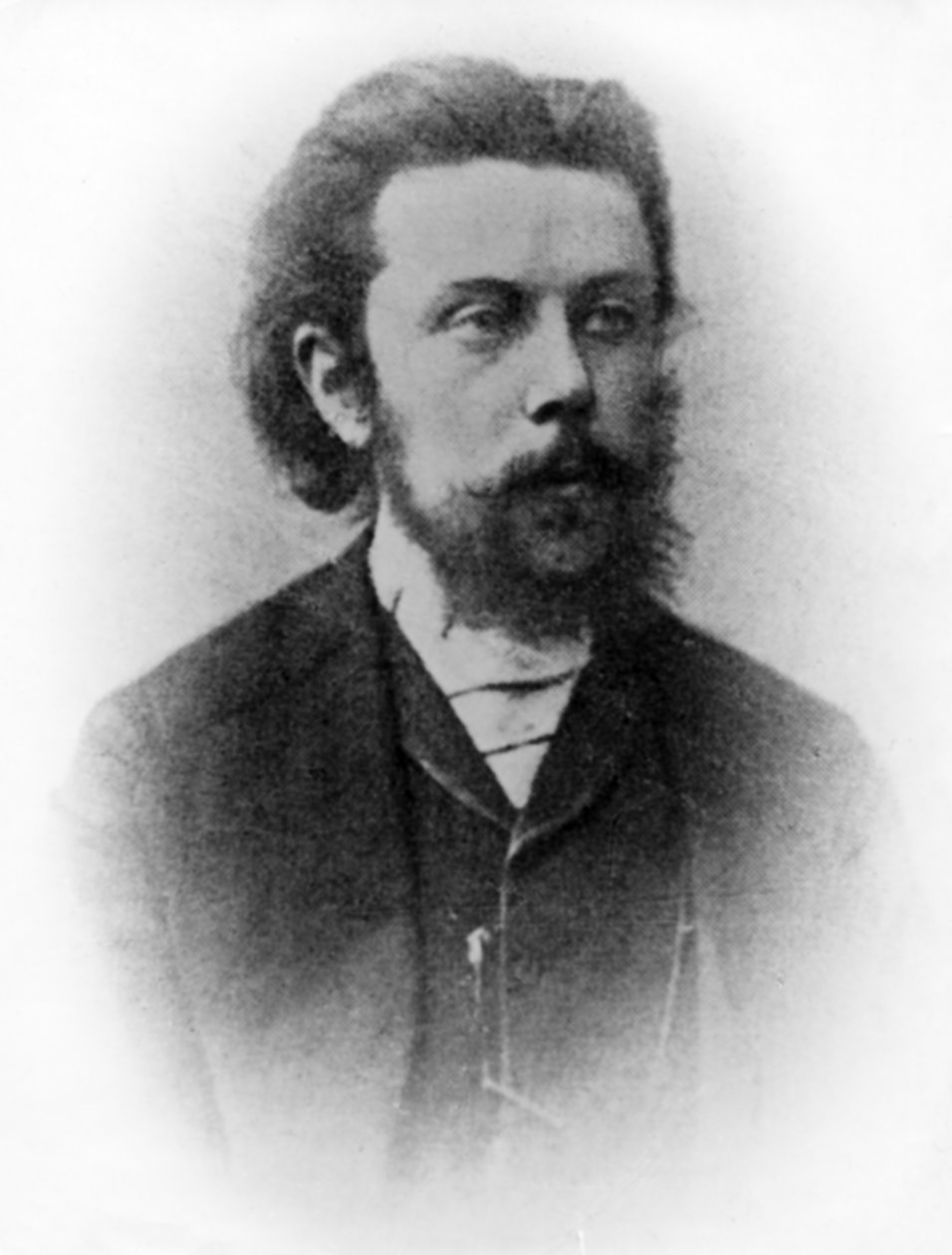 Compositor russo Modest Mussorgsky (1835-1881). de Unknown