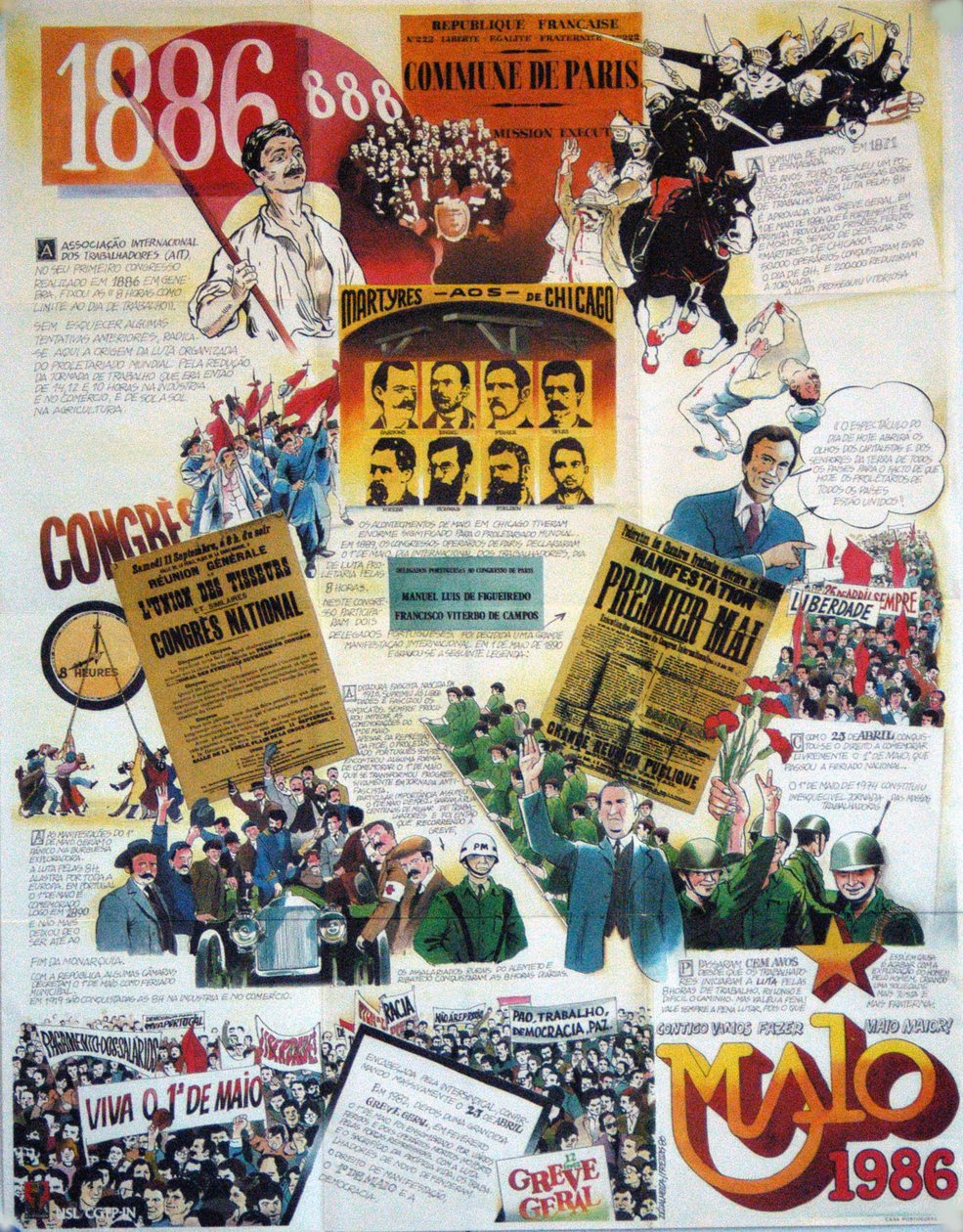 Cartaz espanhol para 1 de maio de Unknown