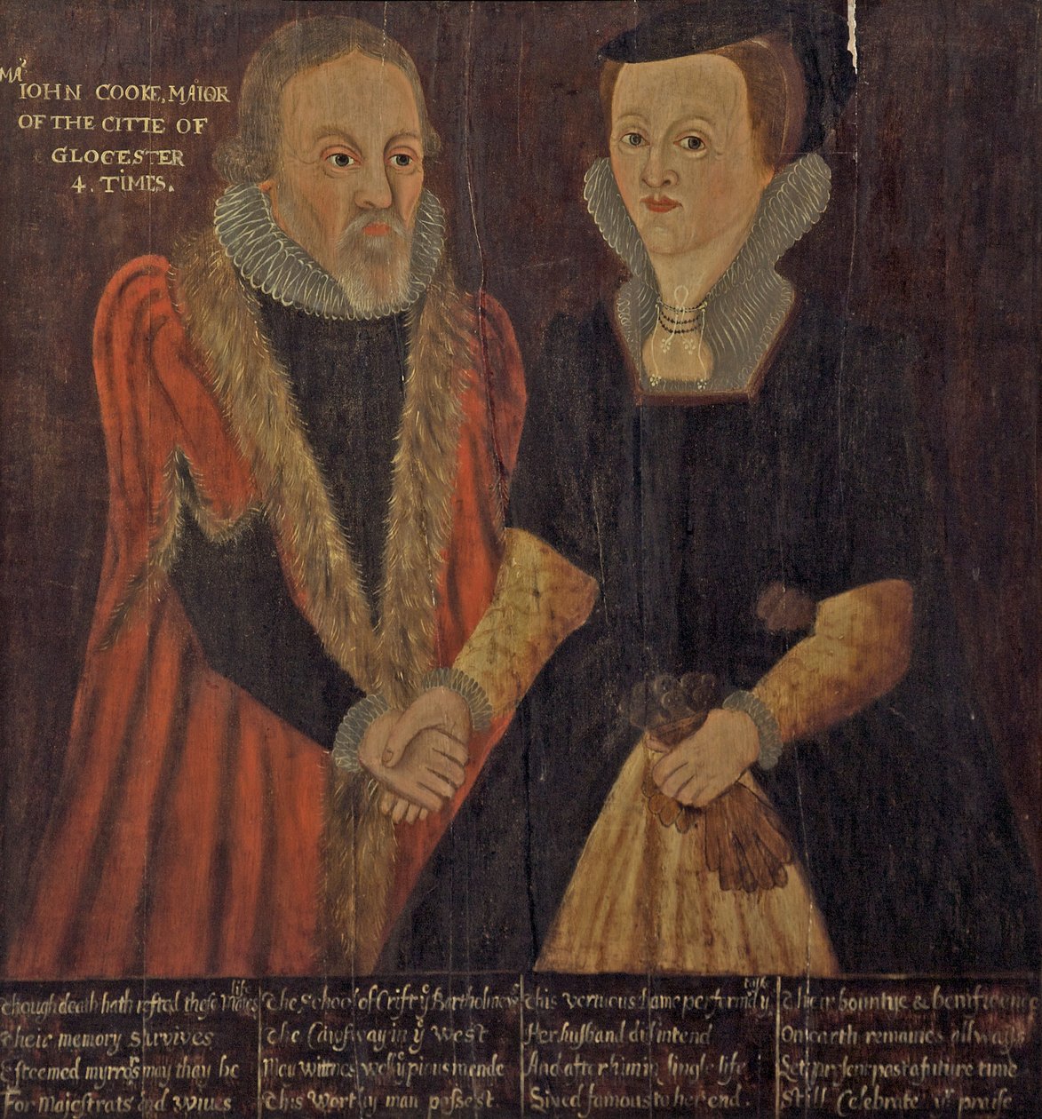 John e Joan Cooke, c.1605 de English School