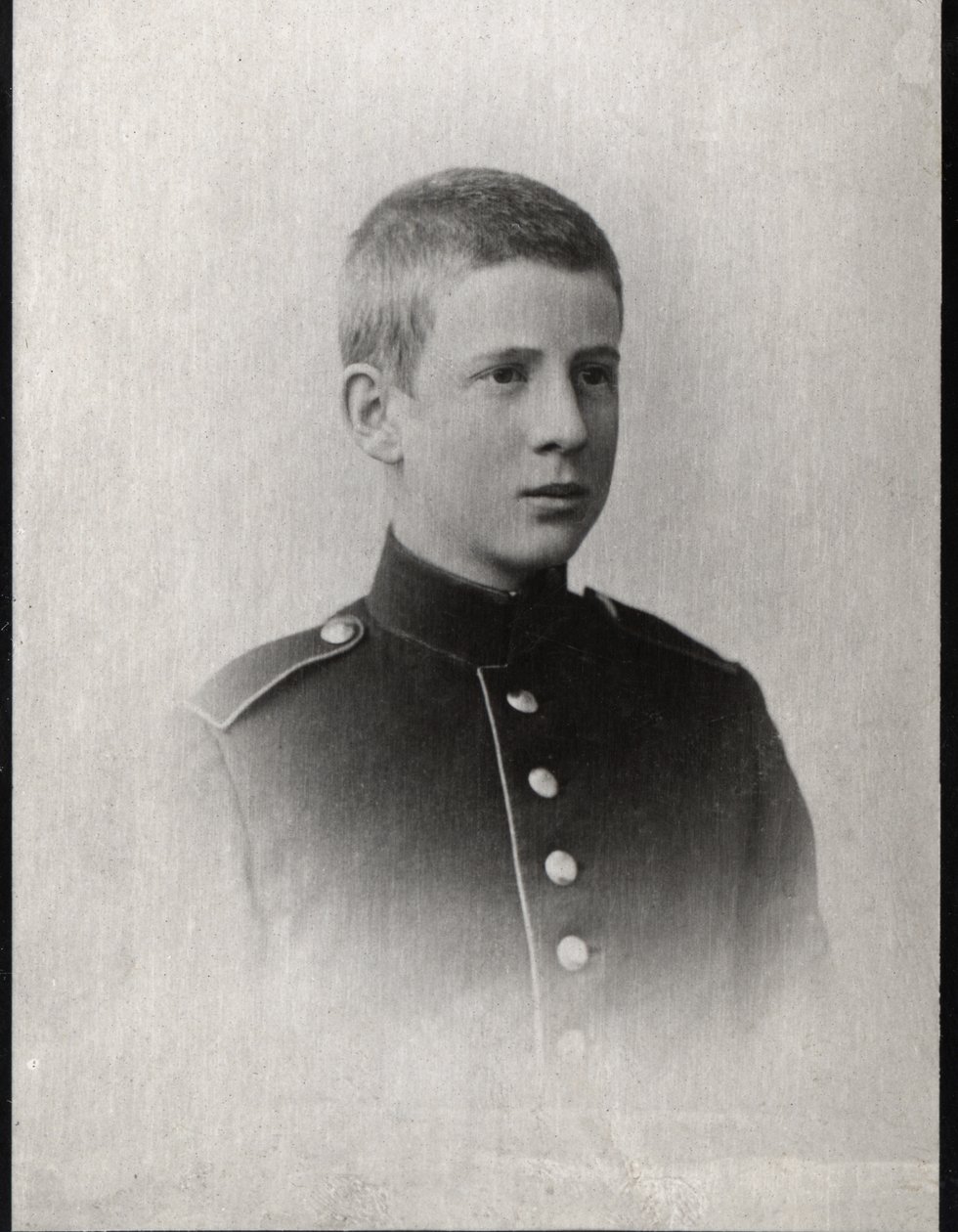 Retrato do Príncipe André da Grécia e Dinamarca (1882-1944). de French Photographer