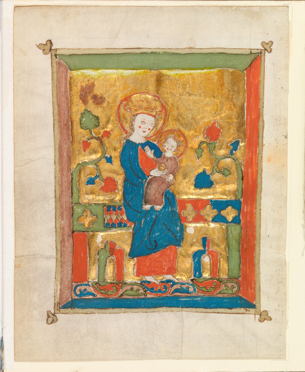 Madonna e criança de German School