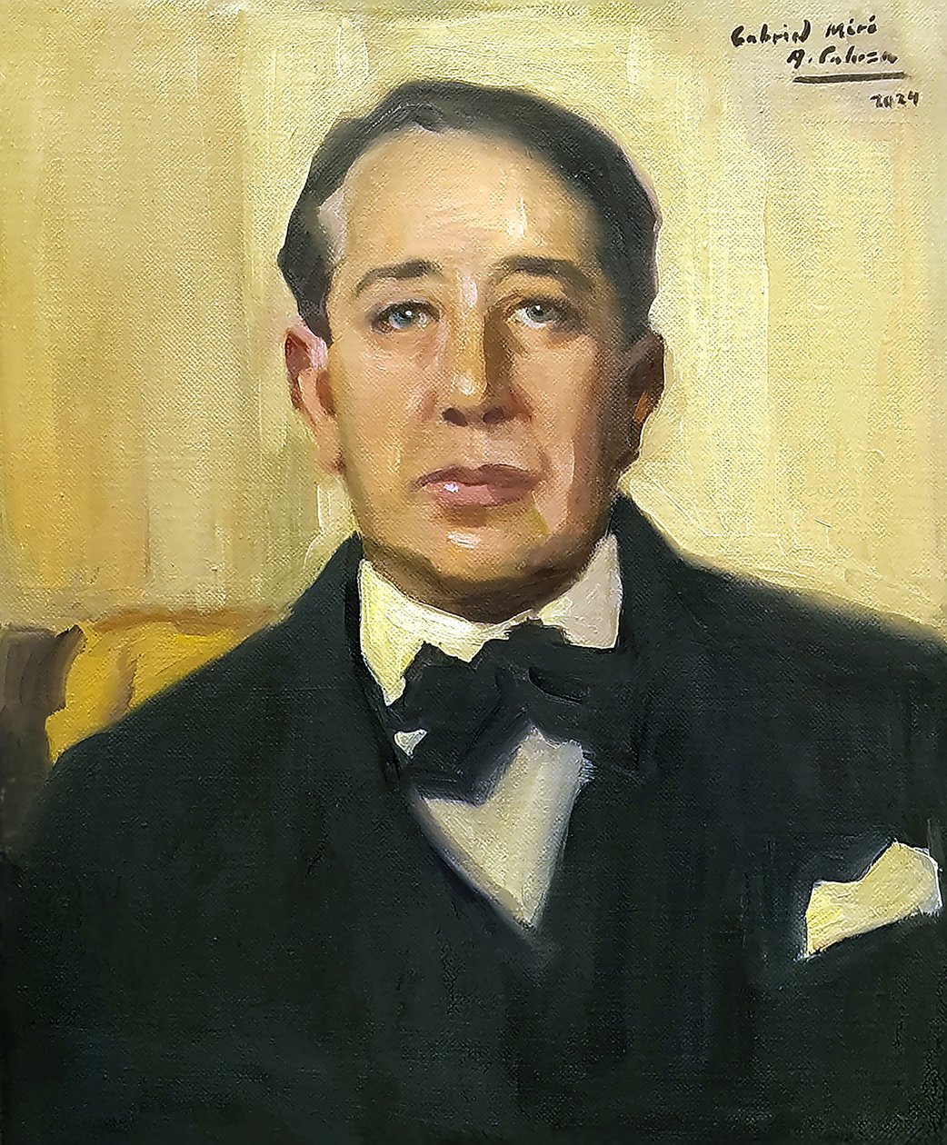 Retrato de Gabriel Miró de Alejandro Cabeza
