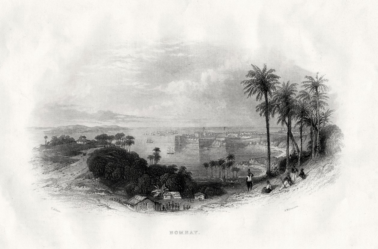 Bombaim, Índia, 1860 de A. Willmore