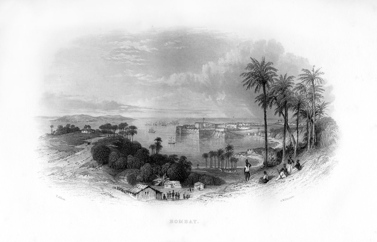 Bombaim, Índia, século XIX. de A. Willmore