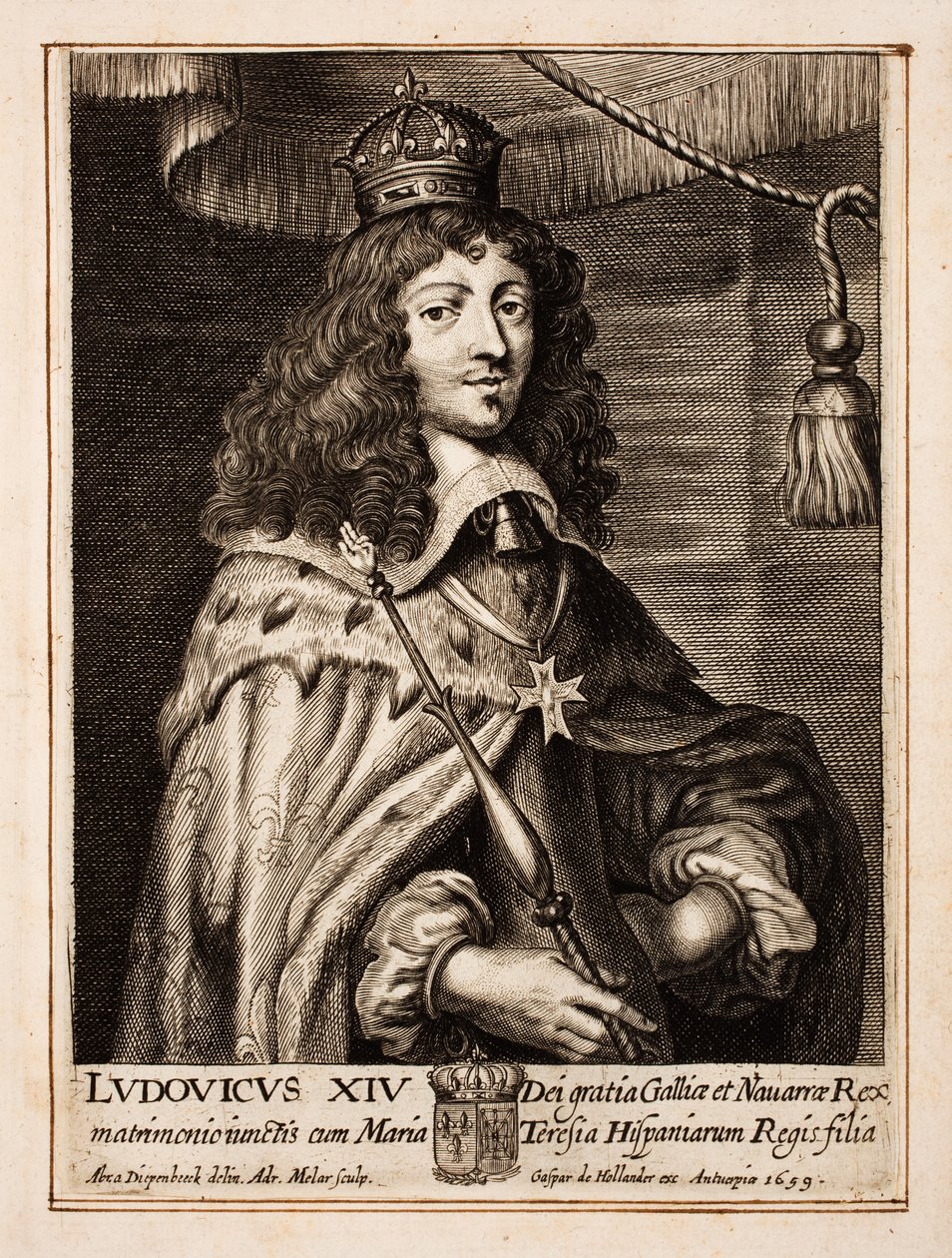 Luís XIV da França de Abraham van Diepenbeeck