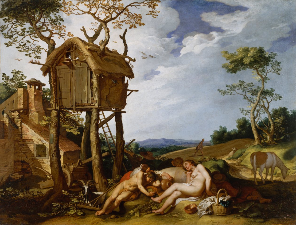 Parábola do Trigo e dos Tares de Abraham Bloemaert