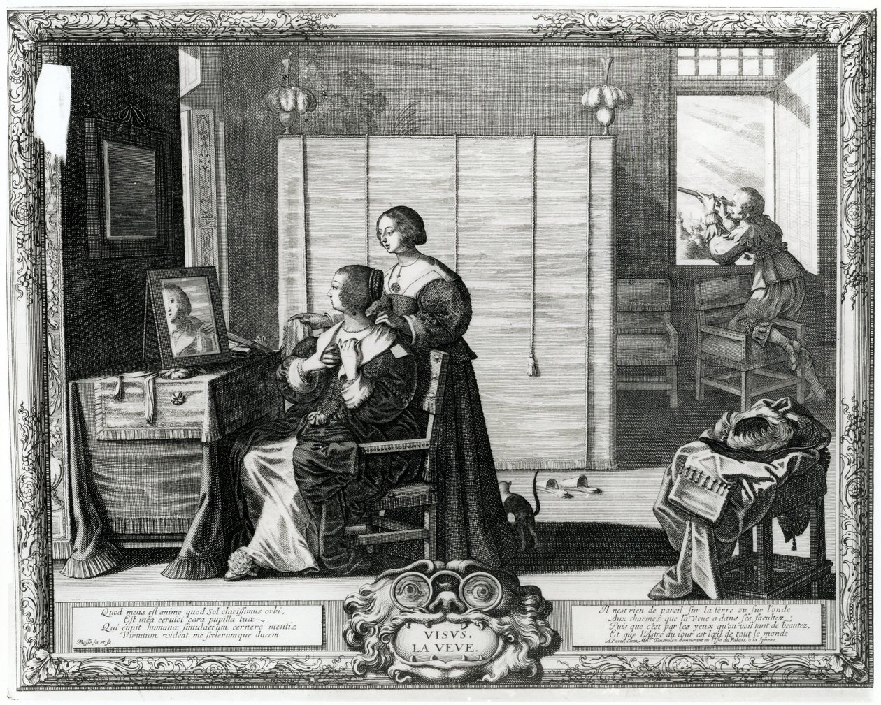 Visus La Veve, século XVII de Abraham Bosse