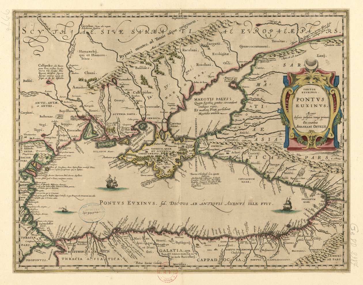 Turquia de Abraham Ortelius