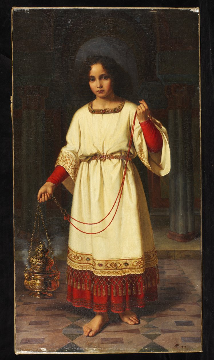 Um Altar Boy, 1842 de Abraham Solomon
