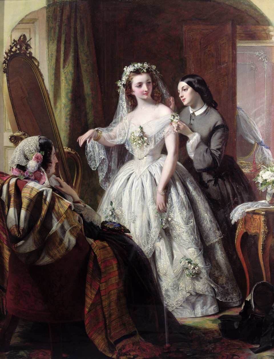 A noiva, 1856 (veja também 112995) de Abraham Solomon