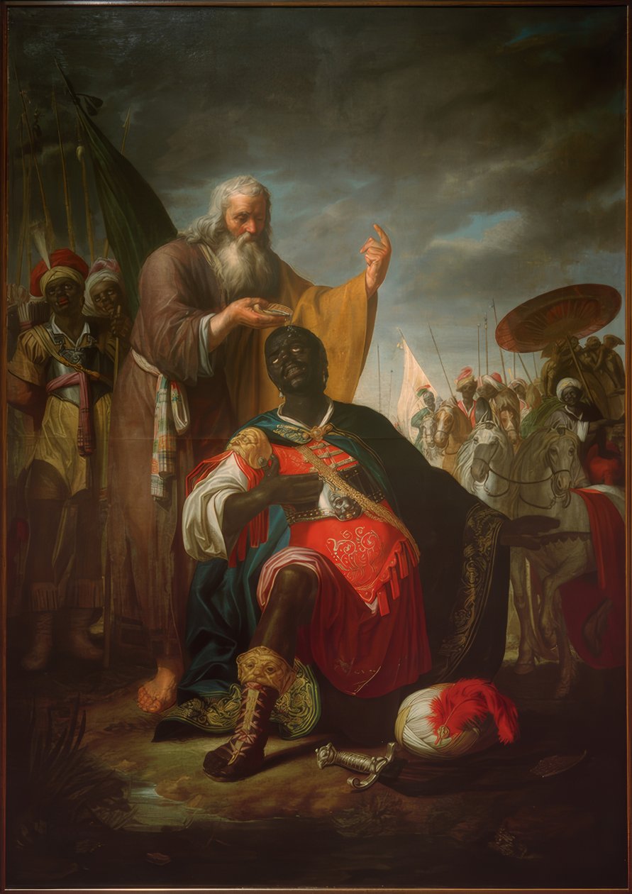O batismo do camareiro de Abraham Bloemaert