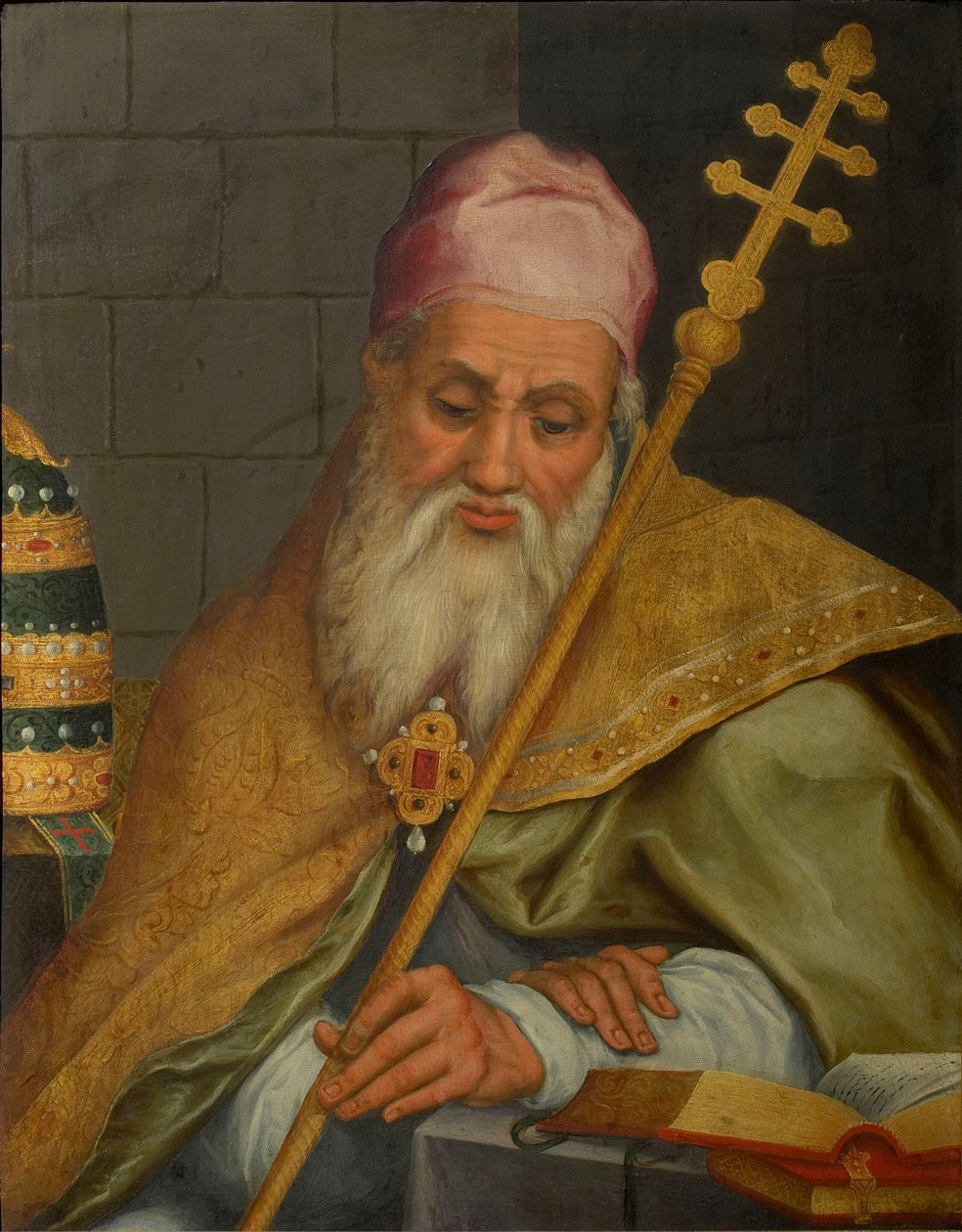 São Gregório, o Grande. de Abraham Bloemaert