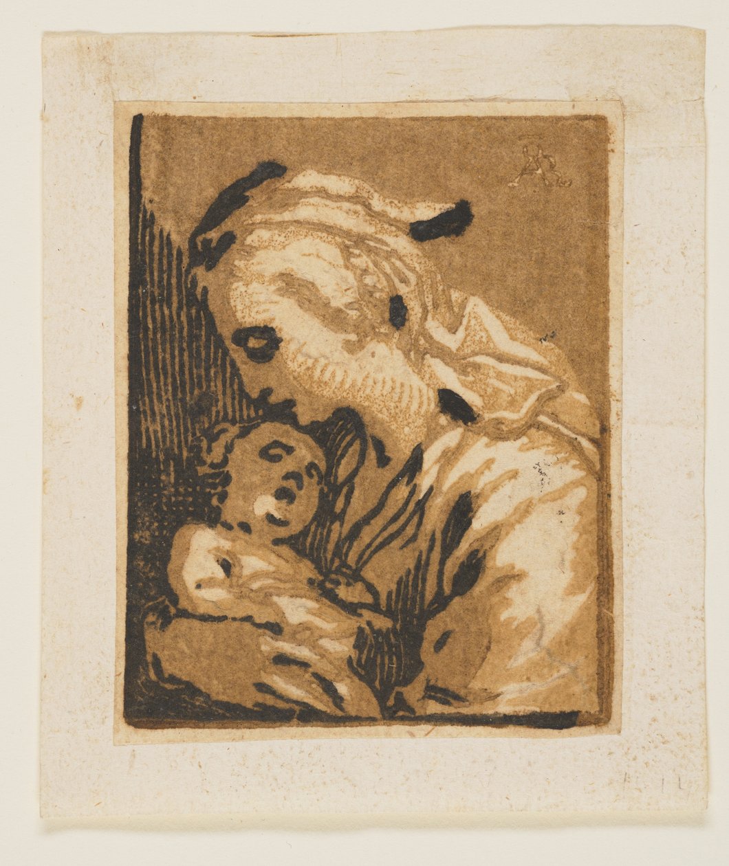 A Madona e o Menino de Abraham Bloemaert
