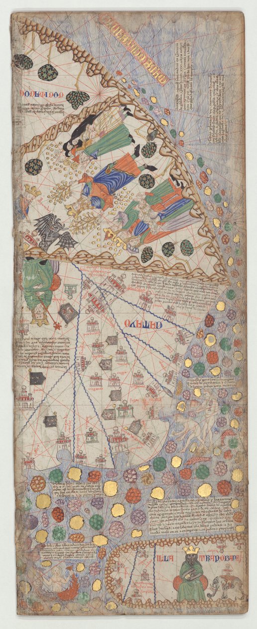 Atlas Catalão, Folha 12, 1375 de Abraham Cresques