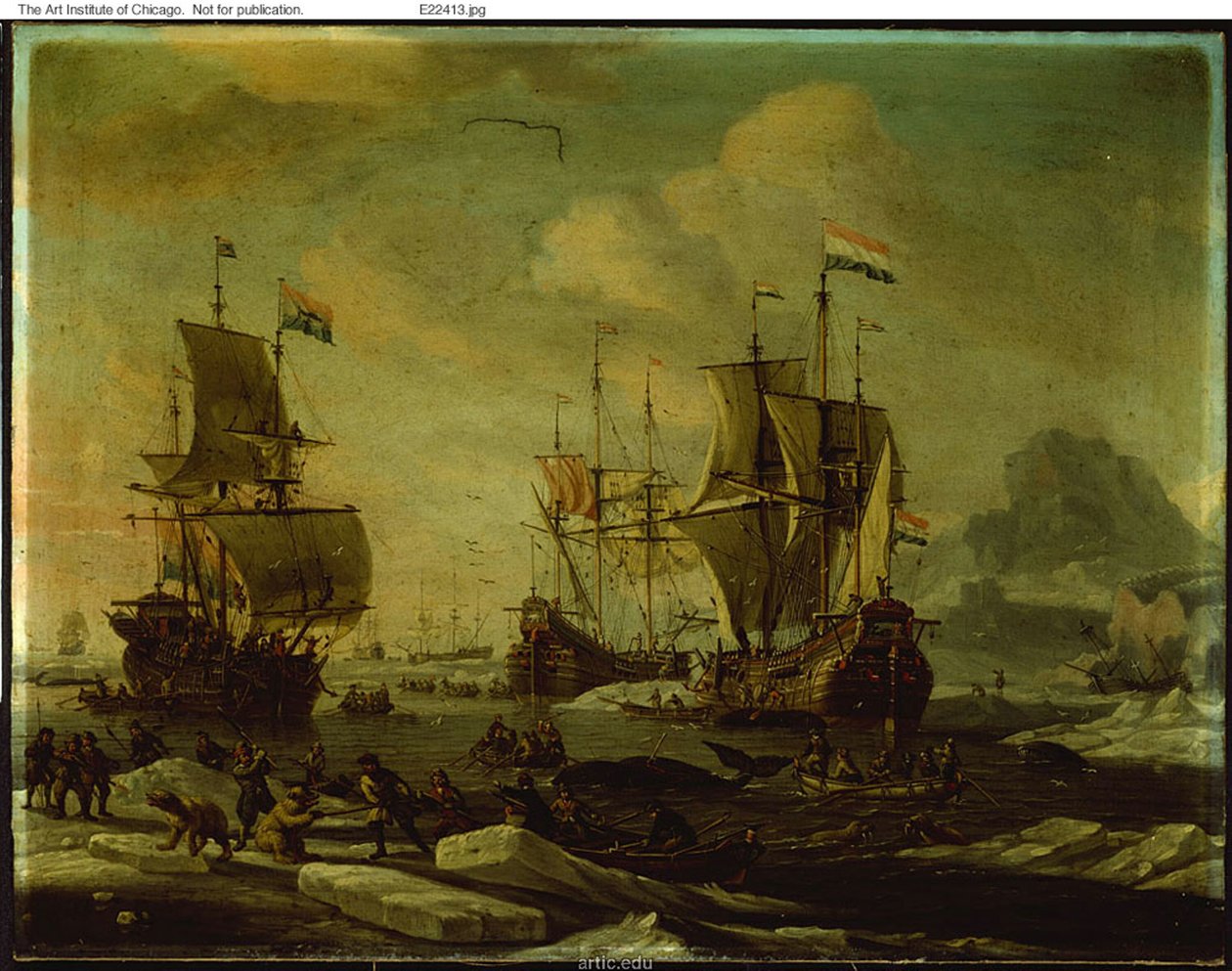 A frota baleeira holandesa de Abraham Storck