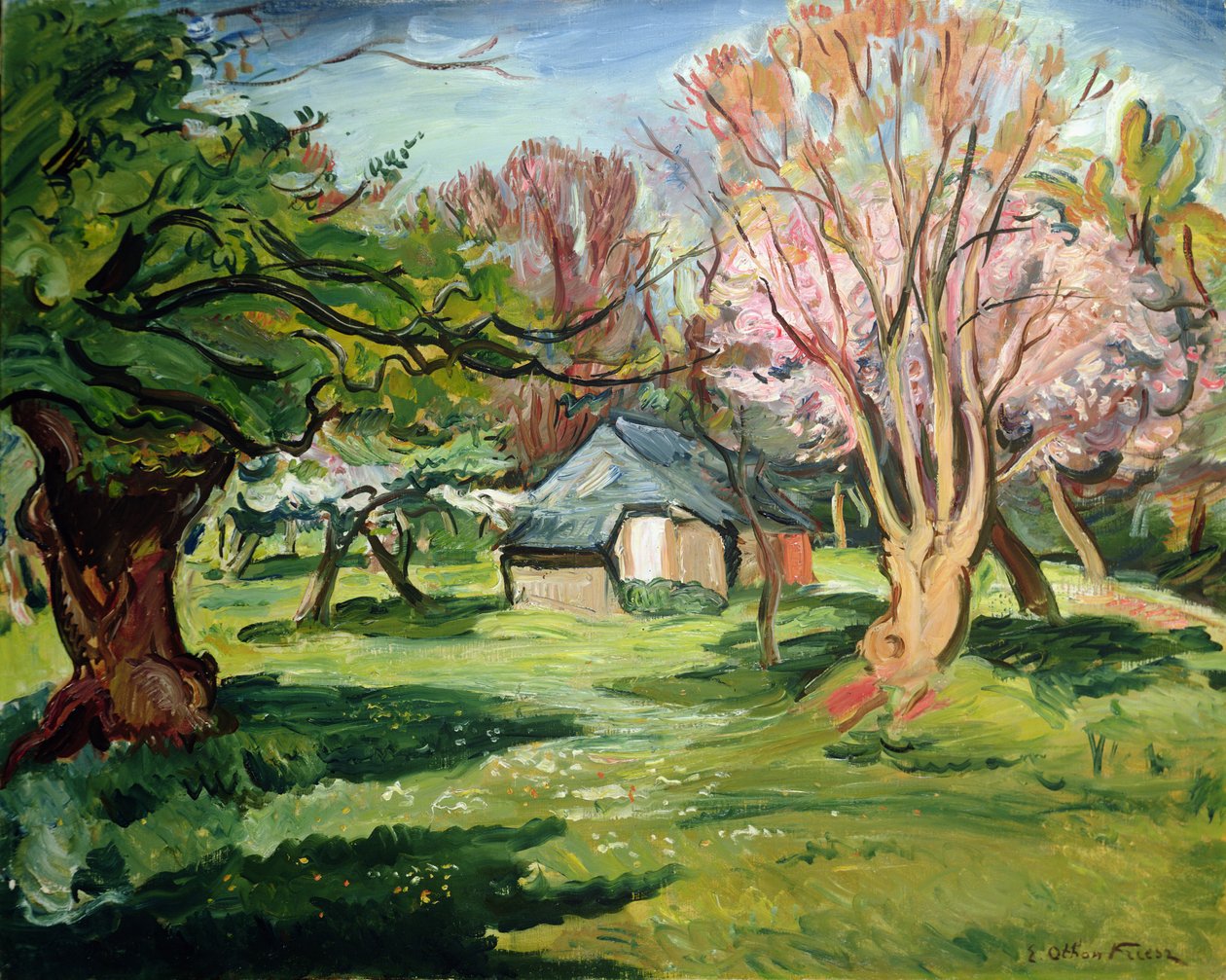 Casa num Prado de Achille Emile Othon Friesz