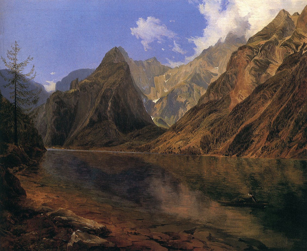 Konigssee e o Watzmann de Adalbert Stifter