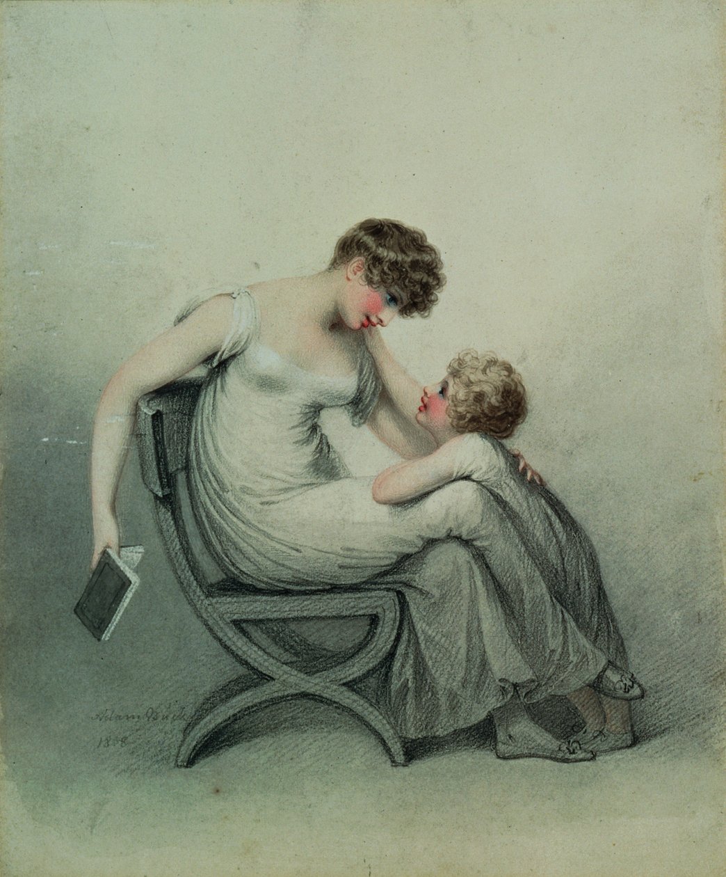 Mãe e filho de Adam Buck