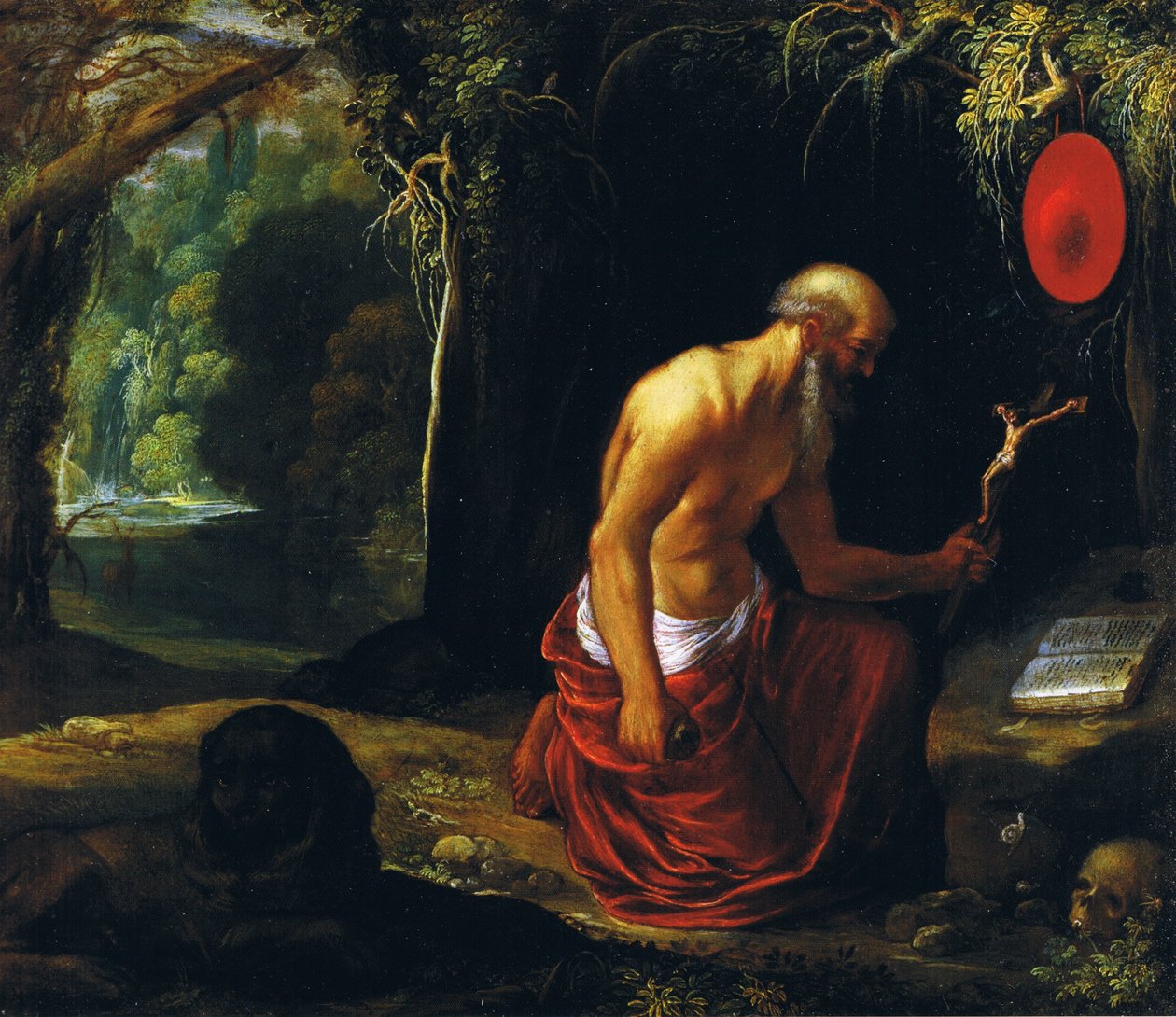 São Jerónimo no deserto de Adam Elsheimer