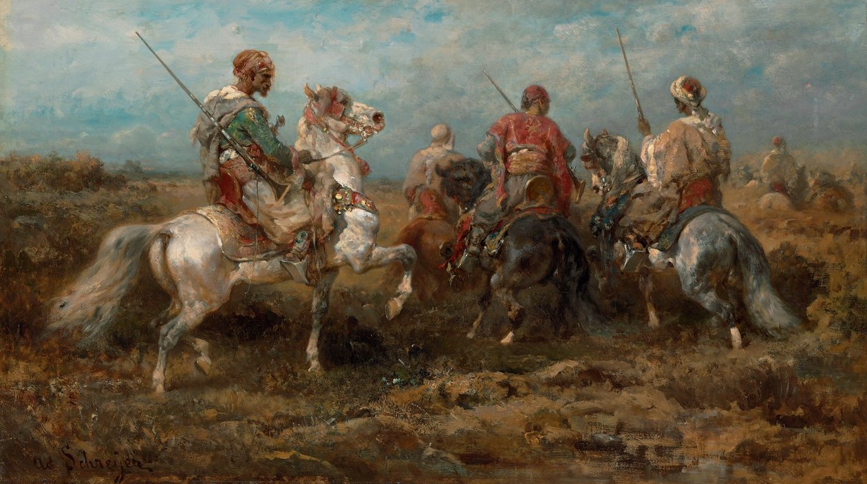 Cavaleiro árabe de Adolf Schreyer