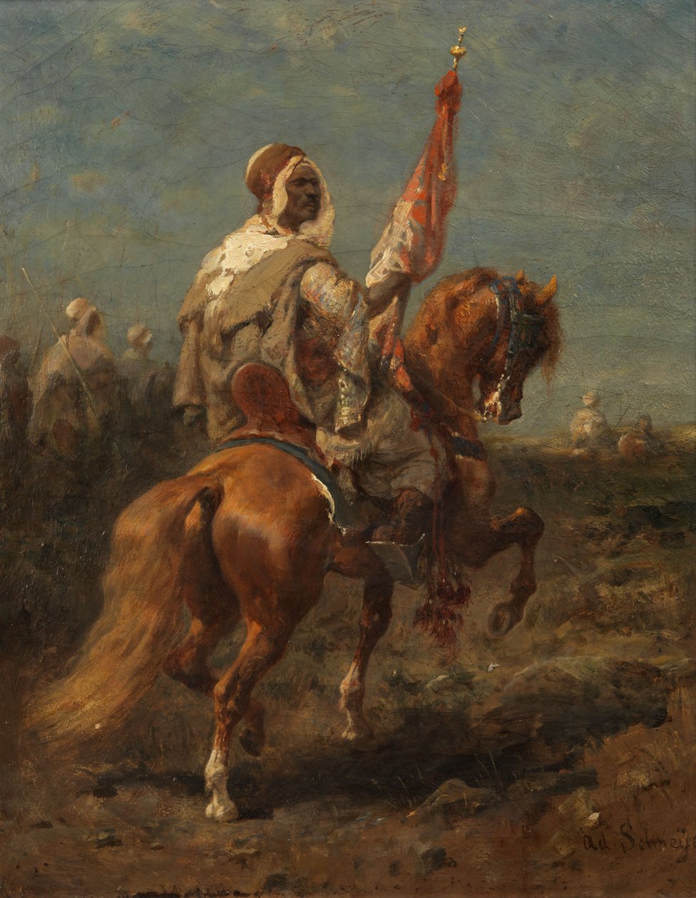 Cavaleiro árabe de Adolf Schreyer