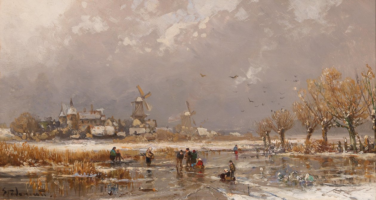 Prazeres de inverno no gelo de Adolf Stademann