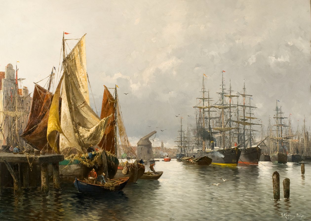 No porto de Le Harve de Adolf Kaufmann