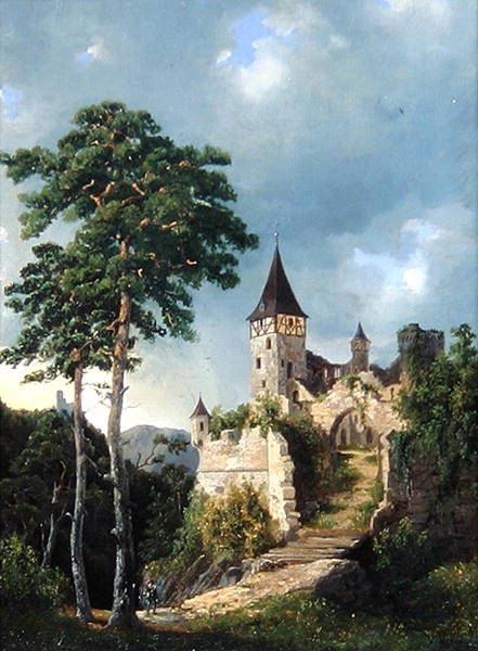 Castelo na Montanha de Adolf Rudolf Holtzhaub