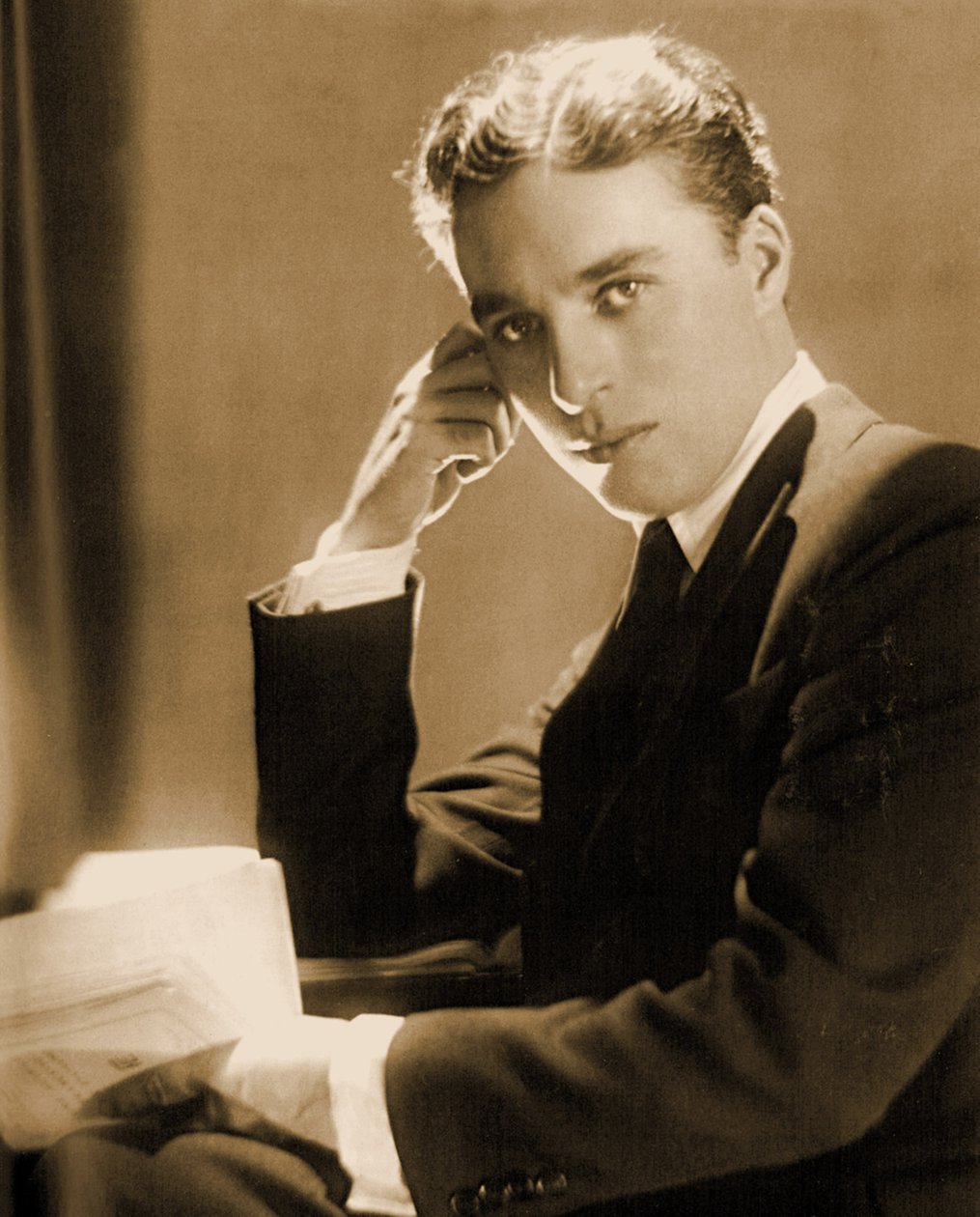 Retrato de Charlie Chaplin de Adolf de Meyer