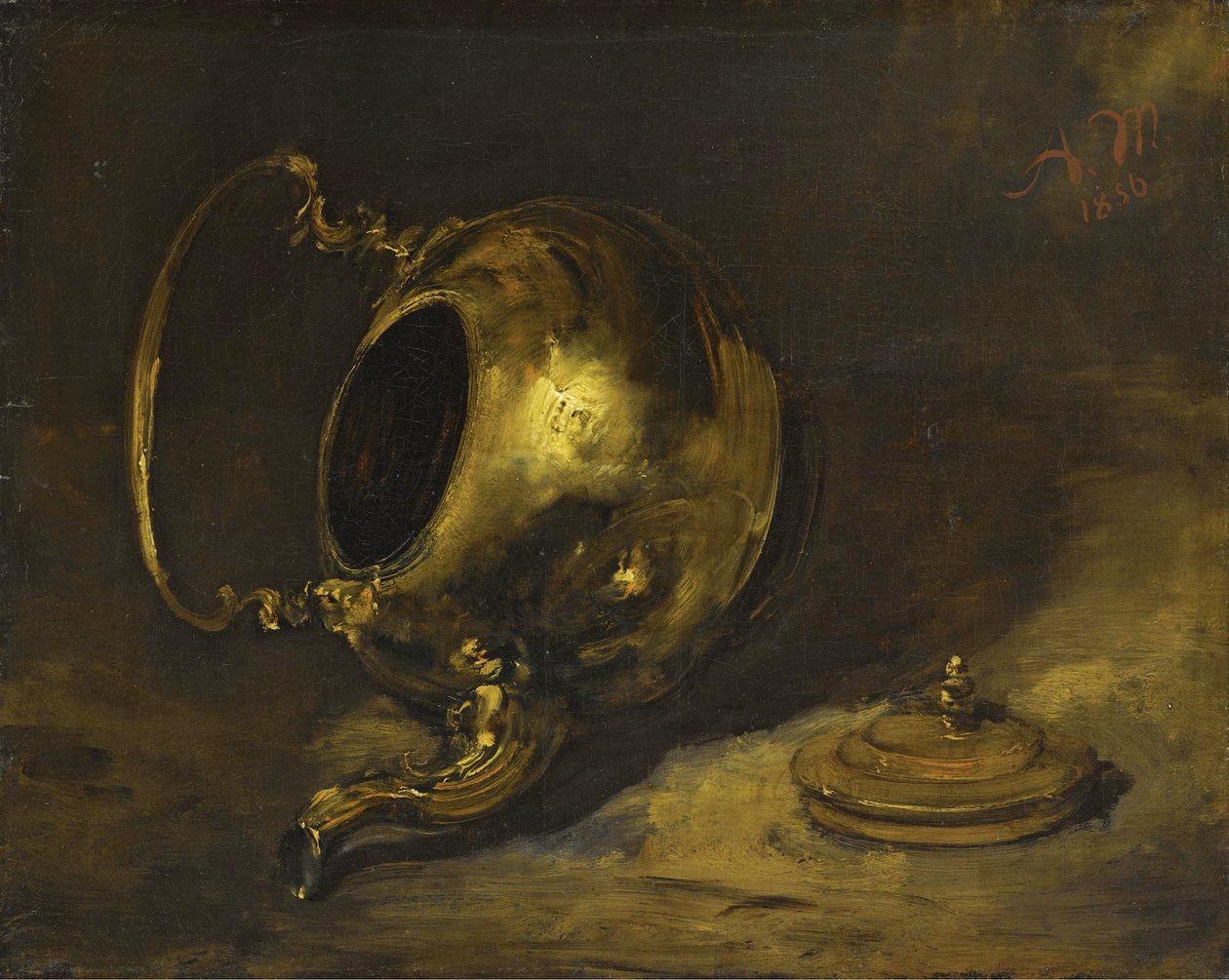 Umgestürzter Teekessel de Adolph Menzel