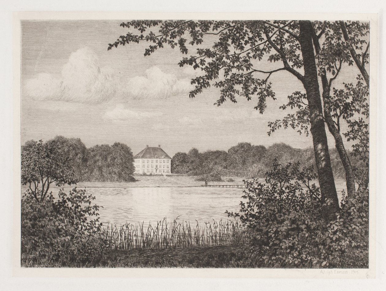 Festa em Dronninggaard de Adolph Larsen
