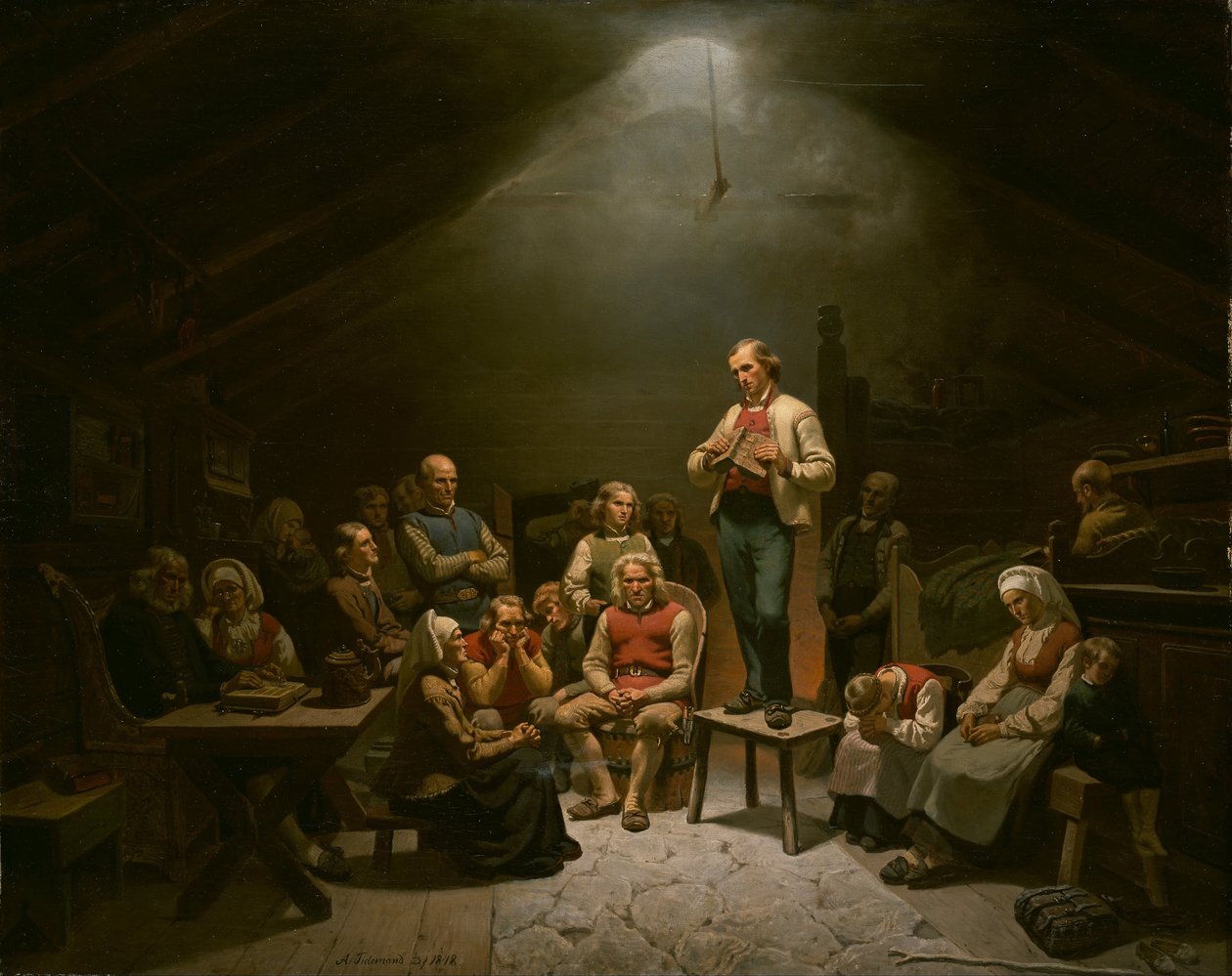 Haugians de Adolph Tidemand