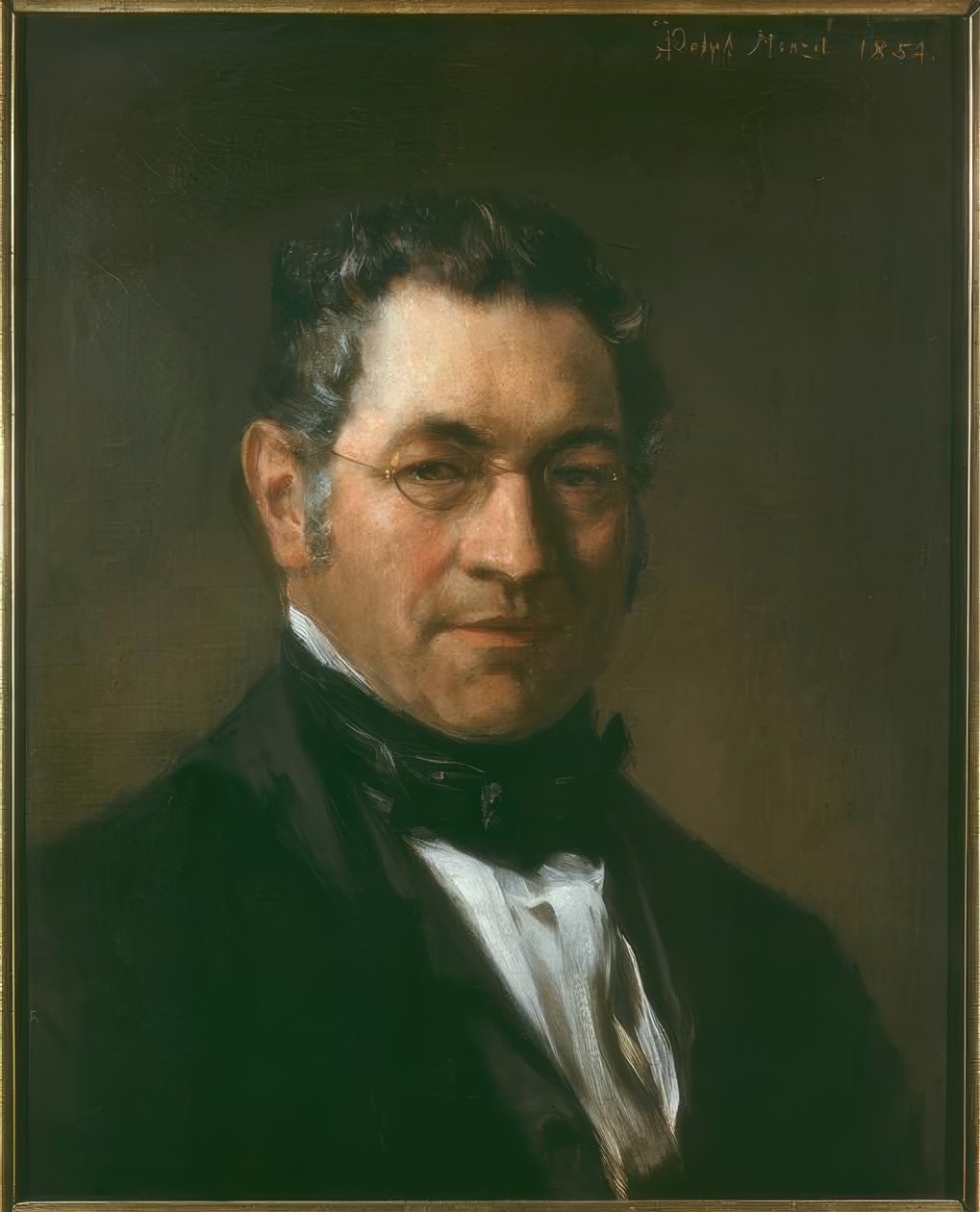 Retrato de um cavalheiro de Adolph Menzel