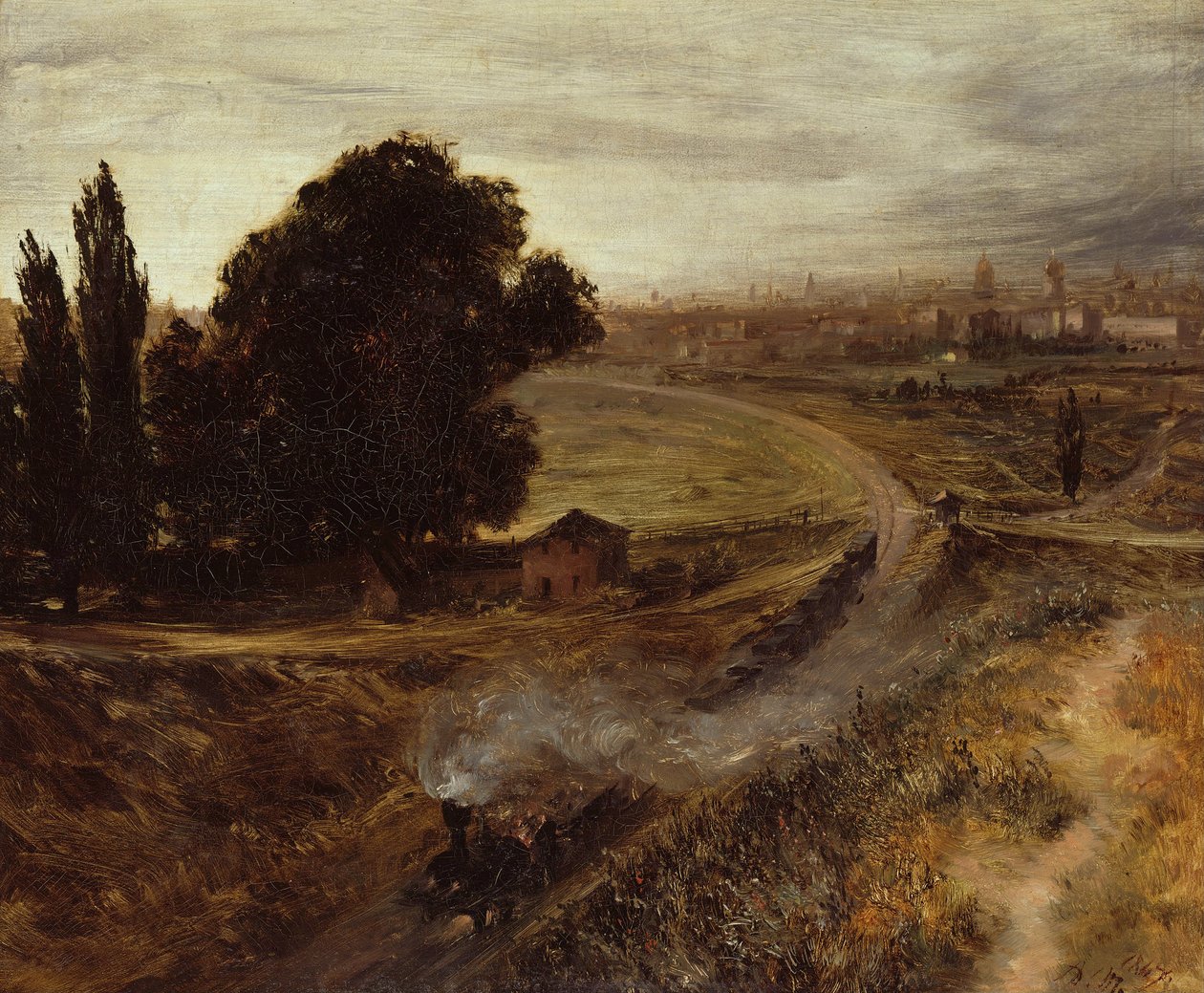 Berlin-Potsdamer Bahn de Adolph Menzel