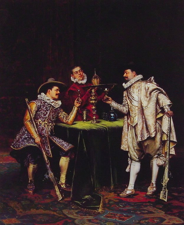 O brinde de Adolphe Alexandre Lesrel