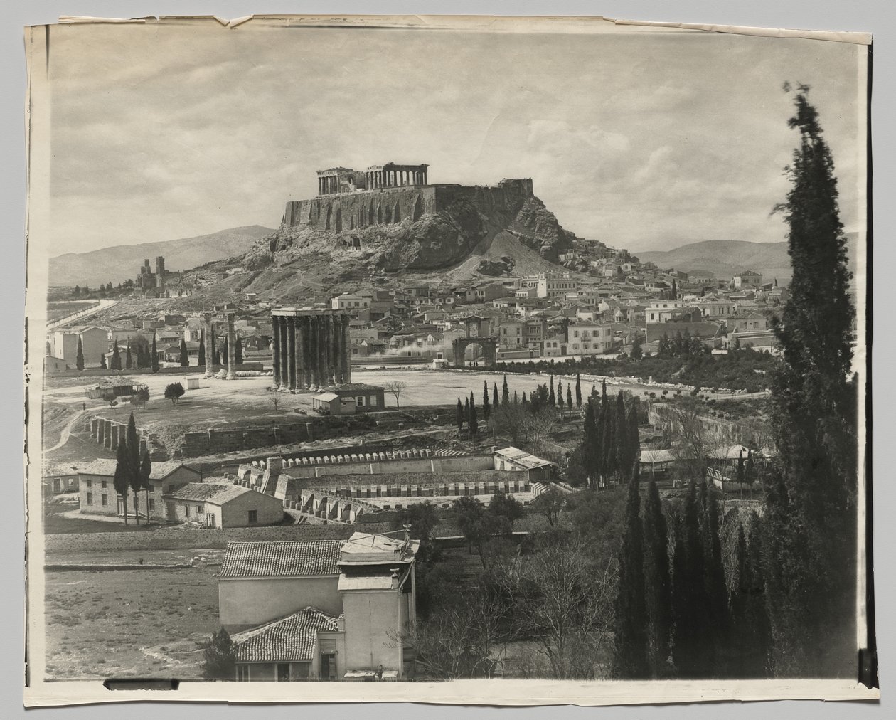 Vista da Acrópole de Adolphe Braun and Co.