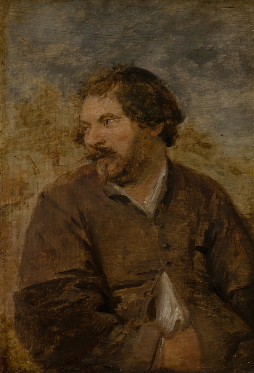Homem gordo ou Luxuria de Adriaen Brouwer