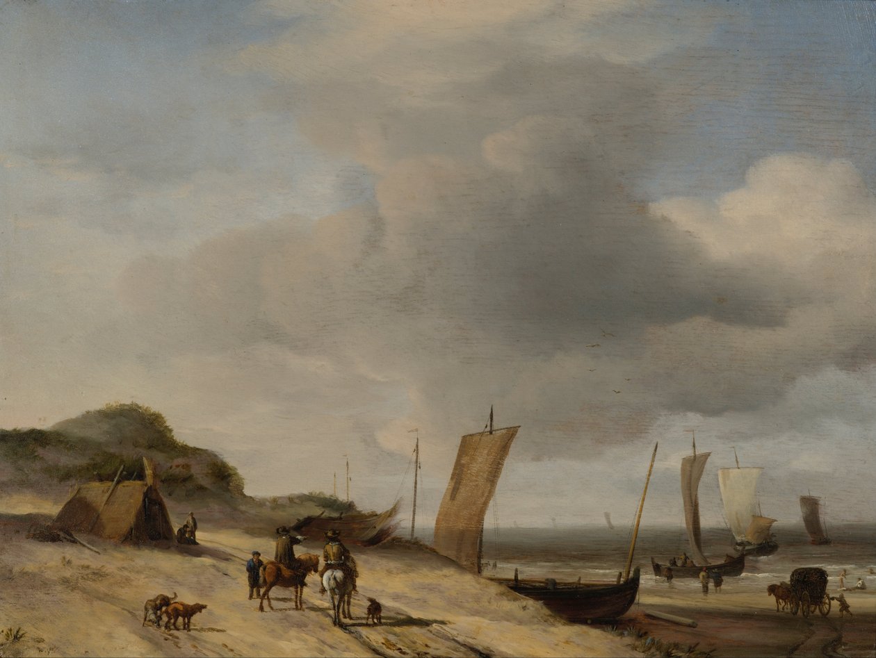 Dunas em Scheveningen de Adriaen van de Velde