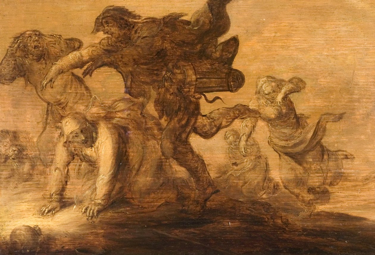 Camponeses Fugindo de Adriaen Pietersz van de Venne