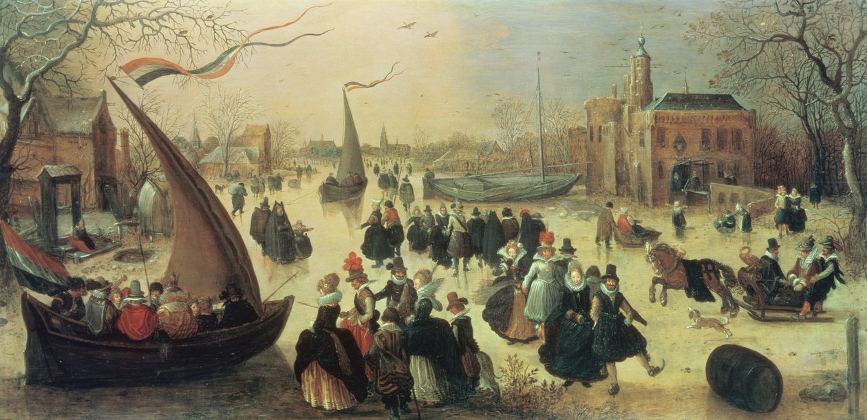Festa de Patinação de Adriaen Pietersz van de Venne